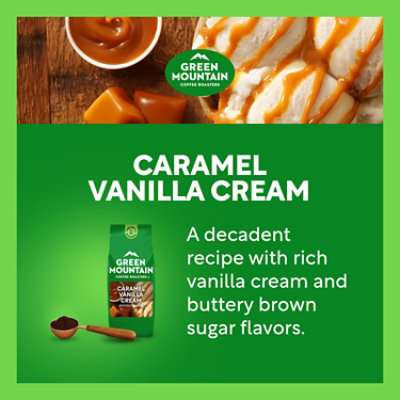 Green Mountain Coffee Roasters Caramel Vanilla Cream Light Roast Ground Coffee Bagged - 12 Oz - Image 2