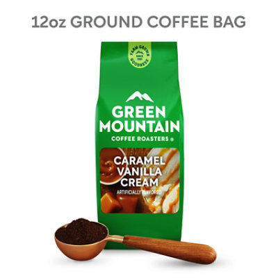 Green Mountain Coffee Roasters Caramel Vanilla Cream Light Roast Ground Coffee Bagged - 12 Oz - Image 3
