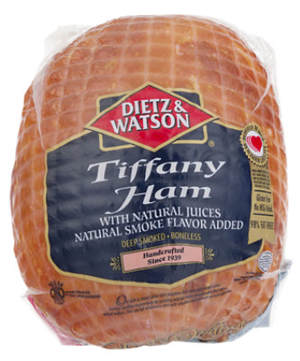 Dietz & Watson Ham Classic Tiffany Boneless - 5 Lb - Image 1