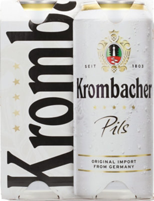 Krombacher Pilsner In Cans - 4-16.9 FZ - Image 4