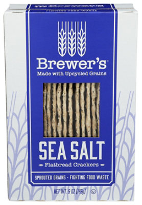 Brewers Flatbread Crackers Sea Salt - 3.75 LB - Image 1