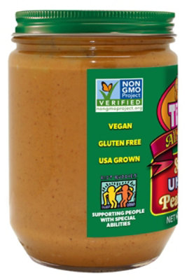 Teddie All Natural Unsalted Smooth Peanut Butter - 16 Oz - Image 3