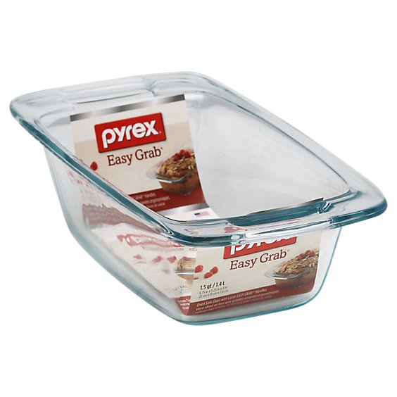 Pyrex Easy Grab Loaf Dish 1.5qt - EA