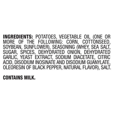 Herrs Kettle Cooked Sea Salt & Cracked Pepper Potato Chips - 7.5 OZ - Image 5