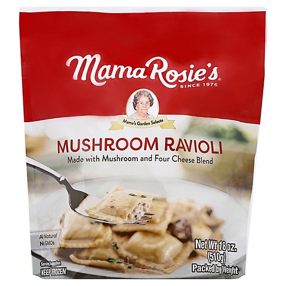 Mama Rosies Mushroom Ravioli - 18 OZ
