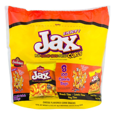 Bachman Jax Cheddar Cheesesnack 8ct/3 Oz - 8-3 OZ - Image 1