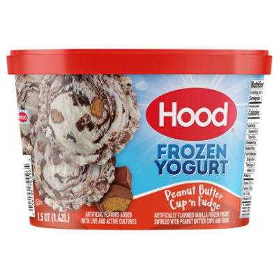 Hood Peanut Butter Cups 'n Fudge Frozen Yogurt - 1.5 Quart - Image 3