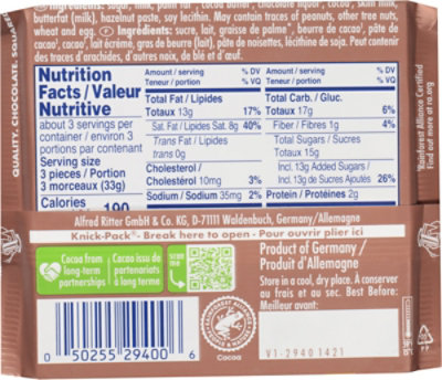 Ritter Bar Mc Cocoa Mousse - 3.5 OZ - Image 5