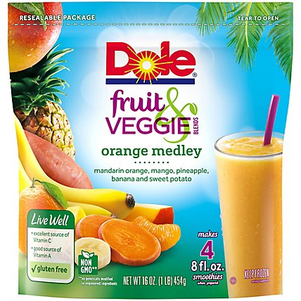 Dole Fruit & Vegtable Orange Medley - 16 OZ - Image 2