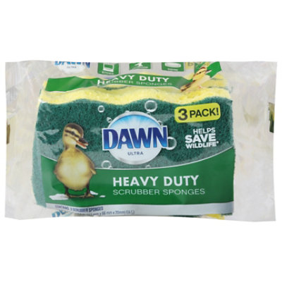 Dawn Heavy Duty Sponges - 3 CT