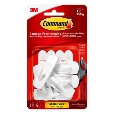 3M Command Hook Sm Valupk - 6 Count - Image 2