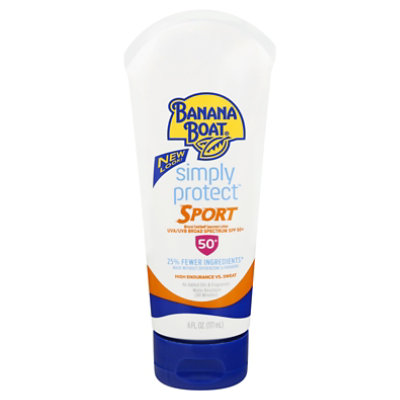 Banana Boat Sport Simply Protect Sunscreen Lotion Broad Spectrum SPF 50 - 6 Oz - Image 3