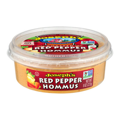Joseph's Roasted Red Pepper Hummus 8oz - 8 OZ - Image 1