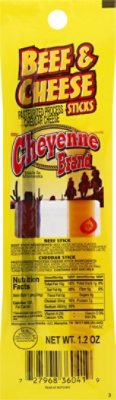 Cheyenne Beef & Cheddar Beef Stick - 1.5 OZ - Image 2