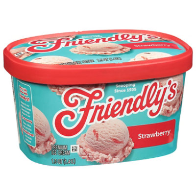 Friendly's Rich and Creamy Strawberry Ice Cream  - 1.5 Quart - Image 1