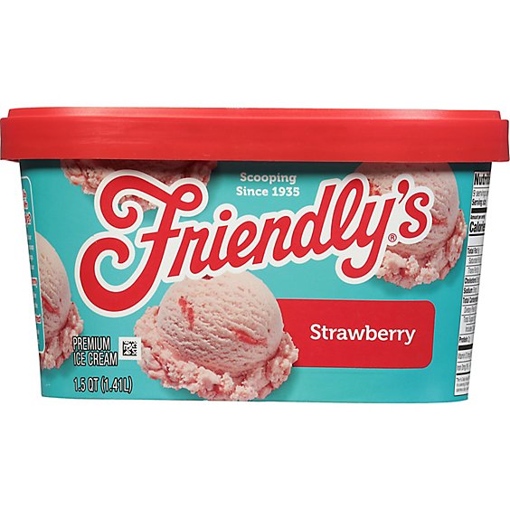 Friendly's Rich and Creamy Strawberry Ice Cream  - 1.5 Quart