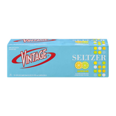 Vintage Lemon Lime Seltzer - 12-12 FZ - Image 1