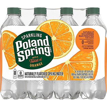 Poland Spring Sparkling Orange - 8-16.9 FZ - Image 6