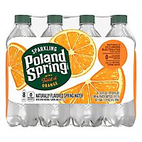 Poland Spring Sparkling Orange - 8-16.9 FZ - Image 1