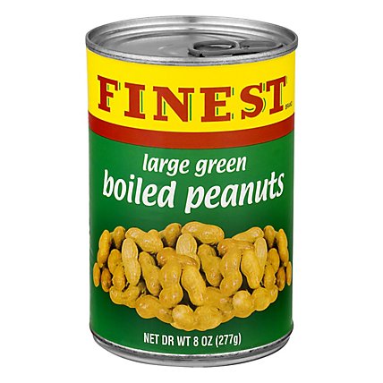 Finest Boiled Peanuts Snack - 8 OZ - Image 1