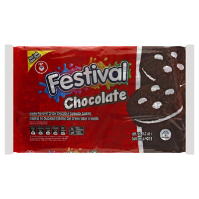 Festy Chocolate Cookies - 14.21 OZ - Image 1