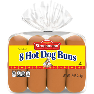 Stroehmann Enriched Hot Dog Buns - 11 Oz - Image 1