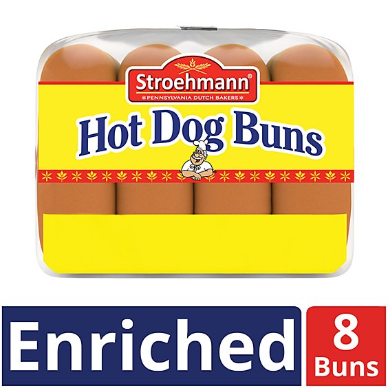 Stroehmann Enriched Hot Dog Buns - 11 Oz