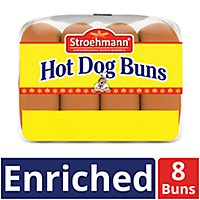 Stroehmann Enriched Hot Dog Buns - 11 Oz - Image 1