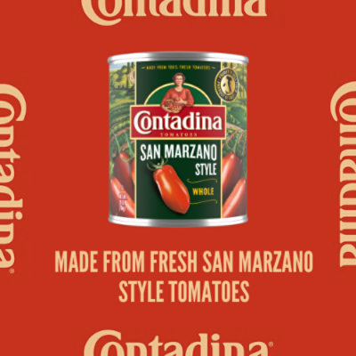 Contadina San Marzano Style Whole Tomatoes Can - 28 OZ - Image 3