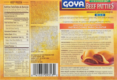 Goya Jamaican Mild Bf Patti - 9 OZ - Image 6