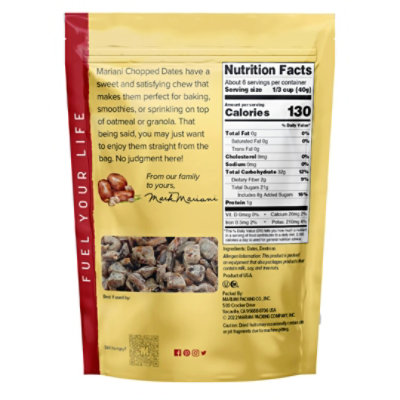 Mariani Chpd Dates - 8 OZ - Image 5