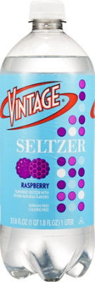 Vintage Seltzer Raspberry - 33.8 FZ - Image 1