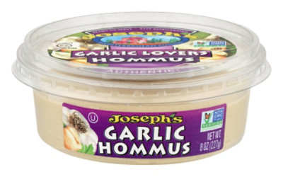 Joseph's Garlic Lovers Hummus 8oz - 8 OZ - Image 1