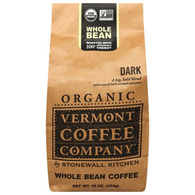 Vermont Coffee Co Coffee Dark Whole Bean - 16 OZ - Image 1