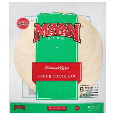 Mayan Farm White Flour Burrito 10in - 20 OZ - Image 3