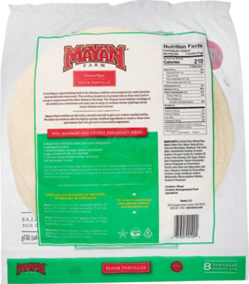 Mayan Farm White Flour Burrito 10in - 20 OZ - Image 6