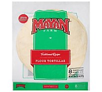 Mayan Farm White Flour Burrito 10in - 20 OZ