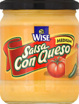 Wise Dip Salsa Con Queso Medium - 15 Oz - Image 2