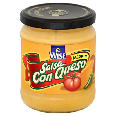 Wise Dip Salsa Con Queso Medium - 15 Oz - Image 1