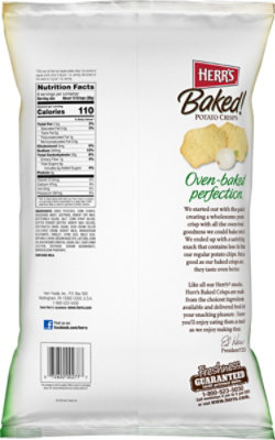 Herrs Baked Sour Cream & Onion Potato Crisps - 8 OZ - Image 6