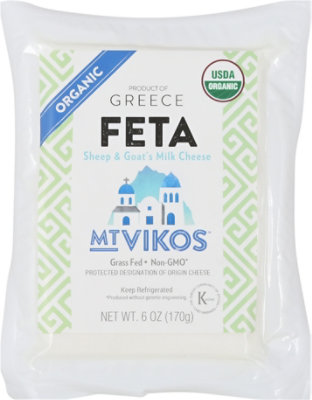 Mt Vikos Organic Feta Cheese - 6 OZ - Image 2