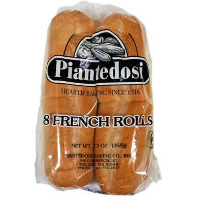 Piantedosi French Rolls 8 Pack - 13.6 OZ - Image 1