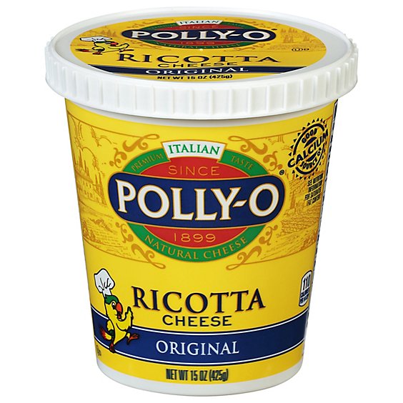 Pollio Ricotta Whole Milk - 15 OZ