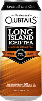 Clubtails Cocktail Long Island Iced Tea - 24 Fl. Oz. - Image 3