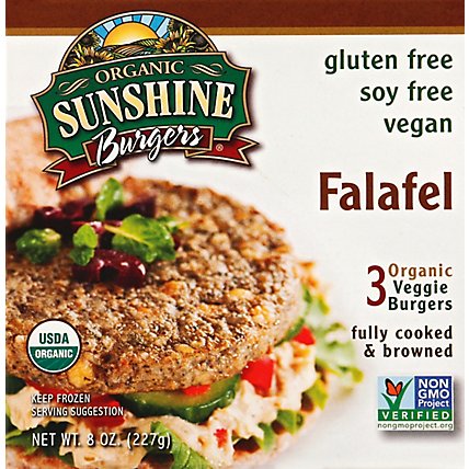 Sunshine Burger Burger Vgtrian Falafel - 8 OZ - Image 2