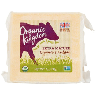 Organic Kingdom Organic Extra Mature Cheddar - 7 OZ - Image 1