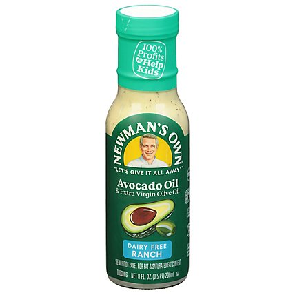 Newmans Own Avocado Ranch Salad Dressing - 8 OZ - Image 2