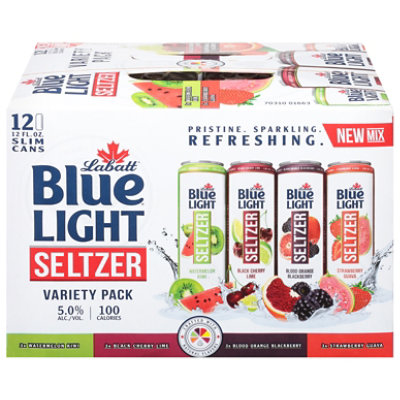 Labatt Blue Light Seltzer In Cans - 12-12 FZ - Image 3