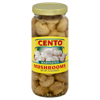 Cento Marinated Mushrooms - 12 Fl. Oz. - Image 1