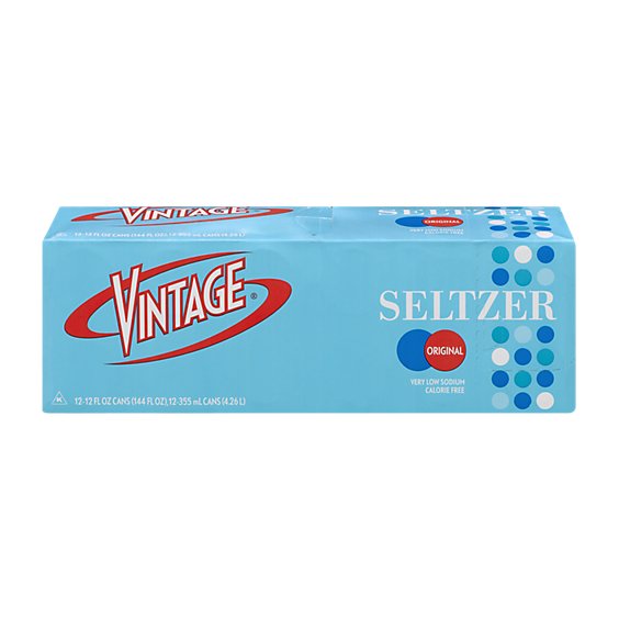 Vintage Original Seltzer Water - 12-12 FZ